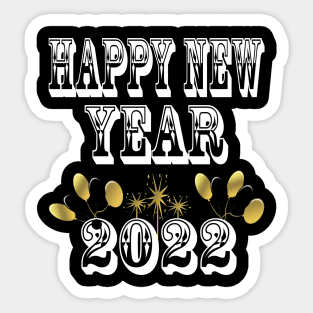 Happy New year 2022 Sticker